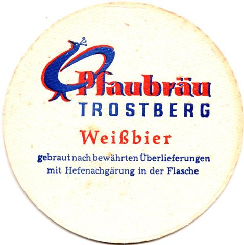 trostberg ts-by pfau rund 1a (215-weißbier-blaurot)
